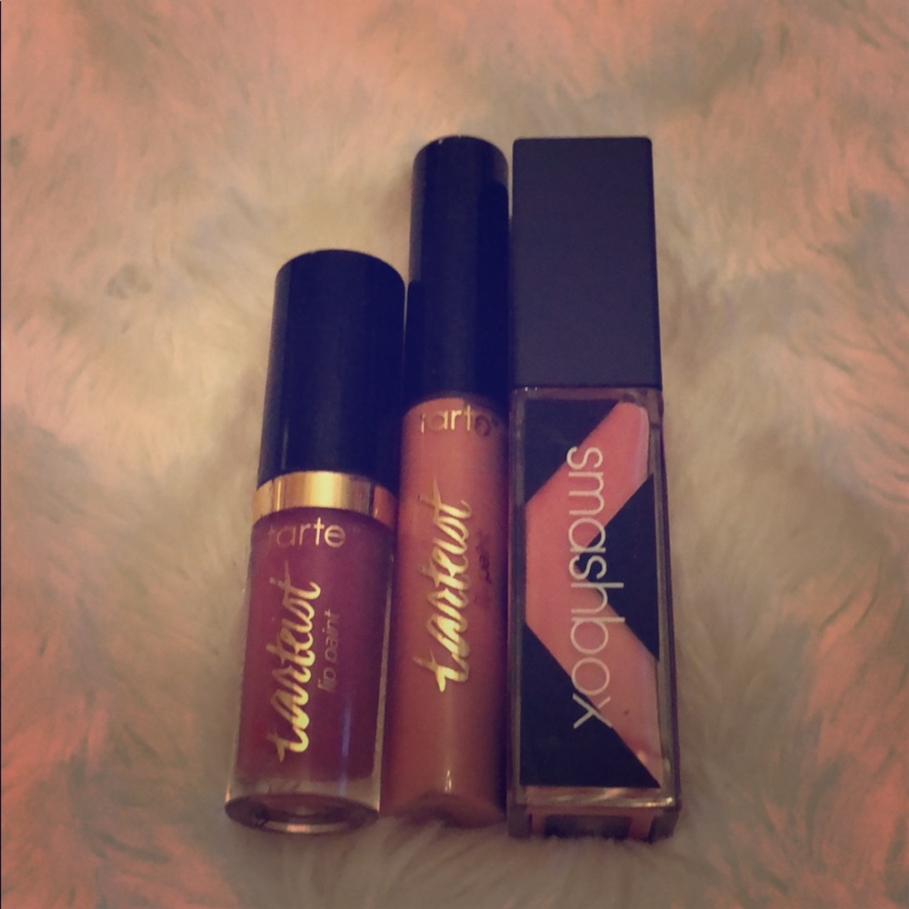 Tarte and smashbox matte lipsticks